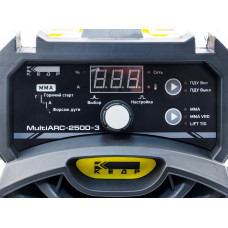 Аппарат инверторный КЕДР MultiARC-2500-3 Аппарат инверторный КЕДР MultiARC-2500-3