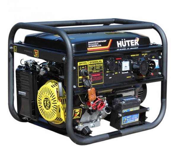 Бензиновый генератор Huter DY8000LXA
