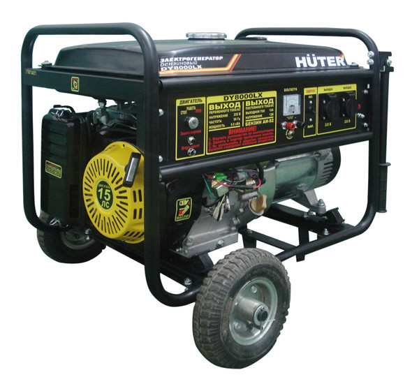 Бензиновый генератор Huter DY8000LX